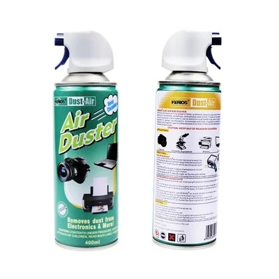 Spray de curățare cu aerosoli pentru praf de aer pentru computer